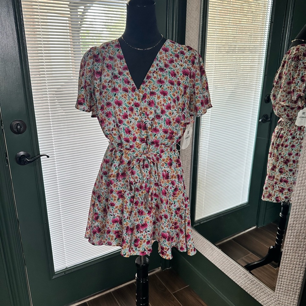 Altar'd State Floral Romper